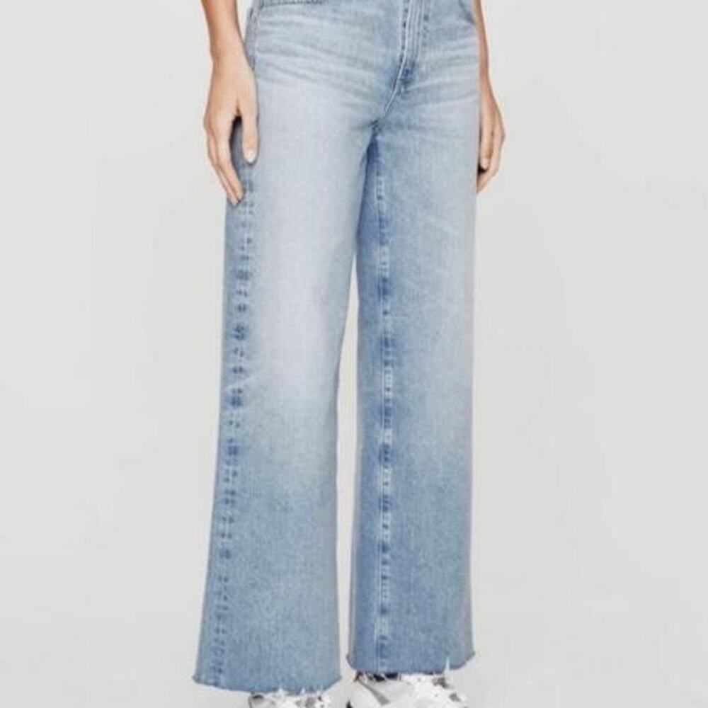 AG Jeans Adriano Goldschmied Saige Wide Leg Crop Jeans